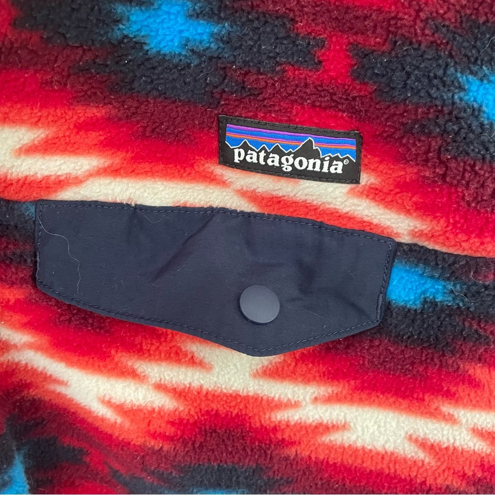 PATAGONIA Women's Lightweight Synchilla Snap-T Fleece Pullover Aztec - Picture 6 of 8